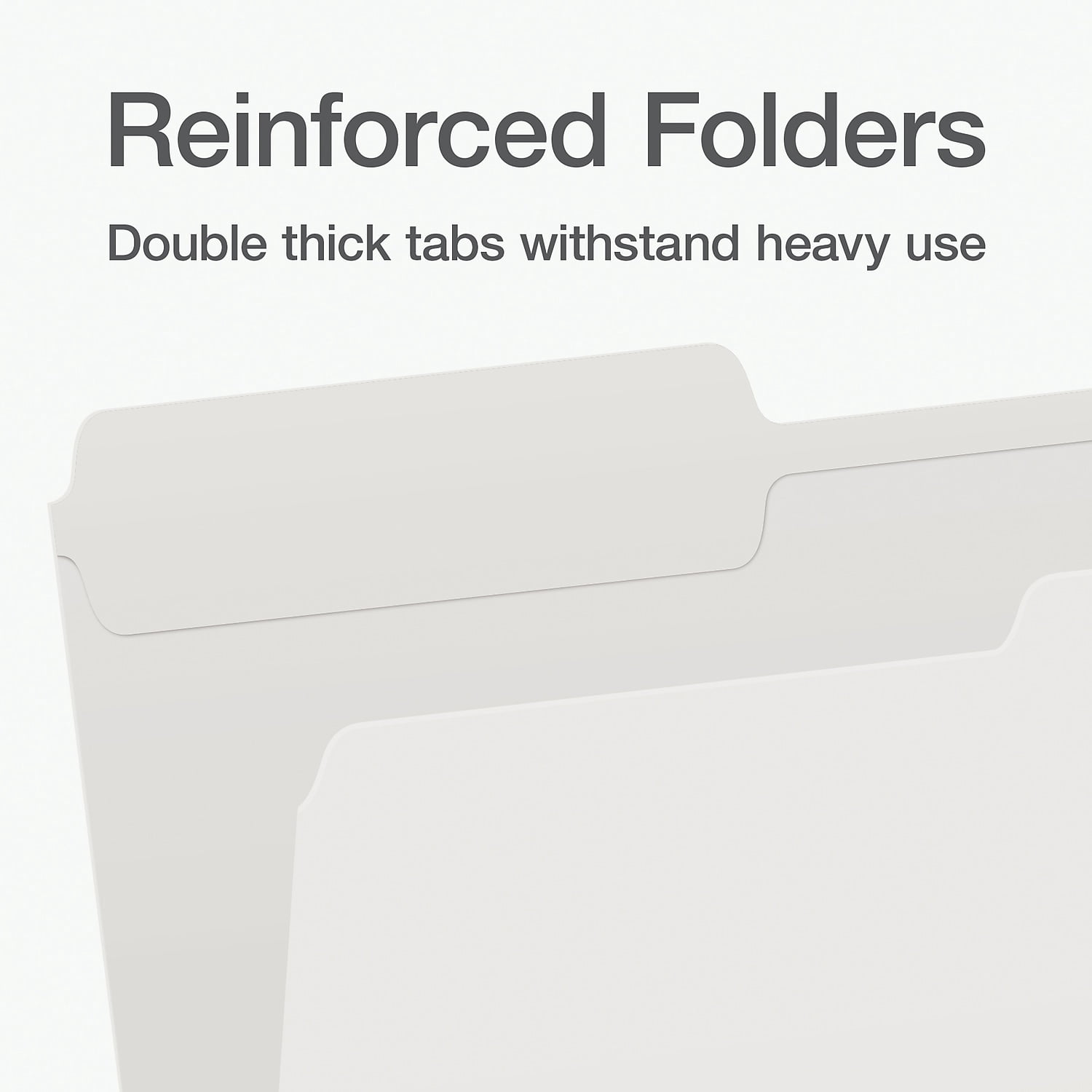 Pendaflex Heavy Duty File Folder 1/3-Cut Tab Assorted Legal Size White 100/Box (1007034)