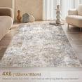 thumbnail image 2 of x Area Rug Living Room Rugs - Washable Neutral Modern Abstract Soft Thin Large Rug Indoor Floor No Slip Rug Carpet for Bedroom Under Dining Table Home Office Decor -, 2 of 8