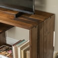 thumbnail image 6 of Walker Edison Modern Solid Wood TV Stand for TVs up to 50" - 60", Amber, 6 of 15