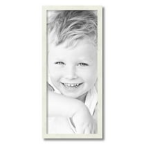 ArtToFrames 11x26" White Picture Frame, White Wood Poster Frame, with Regular Acrylic and 2 (FBPL-5140)