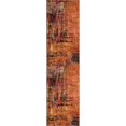 thumbnail image 1 of Unique Loom Estrella Dark Colors Area Rug 2' 7 x 10' Runner Orange/Beige, 1 of 2