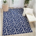 thumbnail image 2 of Eclectic Essentials Navy Bohemian Botanical Area Rug, 2 of 4