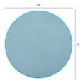 thumbnail image 6 of Unique Bargains Rustic Round Placemats 6Pcs Woven Placemats Blue 15x15inch, 6 of 6