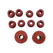 Rugged Ridge by RealTruck | 18365.01 Suspension Leaf Spring Bushing Kit, Rear, Red; Compatible with 1976-1986 Jeep CJ5/CJ7/CJ8