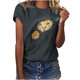 thumbnail image 1 of Camisetas de cuello redondo para mujer Camisetas con estampado de animales Camisetas de manga corta Blusa Tops Fridja  gope2103, 1 of 5