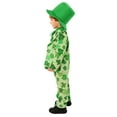 thumbnail image 5 of Kiijoy Toddler Boys St. Patrick's Day Party Outfits Long Sleeve Top Pants Hat Bowtie 4Pcs Set, Sizes 10-12, 5 of 5