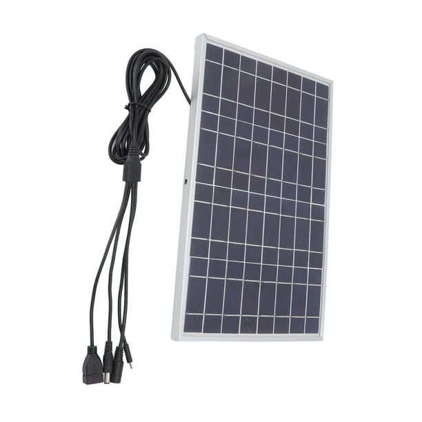 Panel Solar De 8V Y 15W, Panel De Carga Solar De Alta Eficiencia, Cargador De Batería Para Uso Doméstico, Coche Y Barco