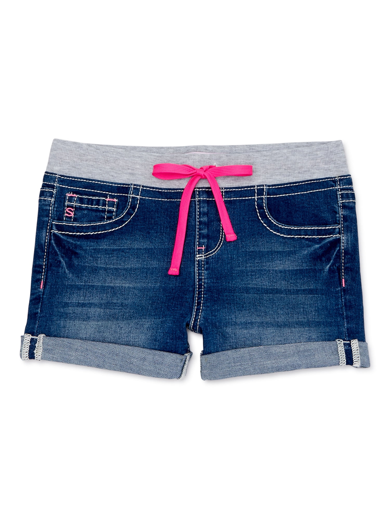 Seven7 Girls Neon Tie Waist Jean Roll 