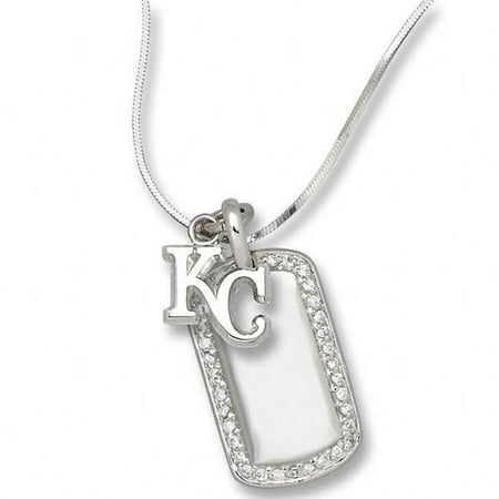MLB - Kansas City Royals 3/8” Sterling Silver Mini Dog Tag