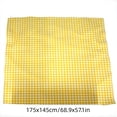 thumbnail image 2 of Picnic Mat 3-Layer Thickened, 200x150cm Waterproof Camping Tent Ground Mat, Non-Slip Outdoor Spring Outing Seat Cushion, Yellow Lawn Blanket for Beach, Hiking & Holiday Events, 2 of 6