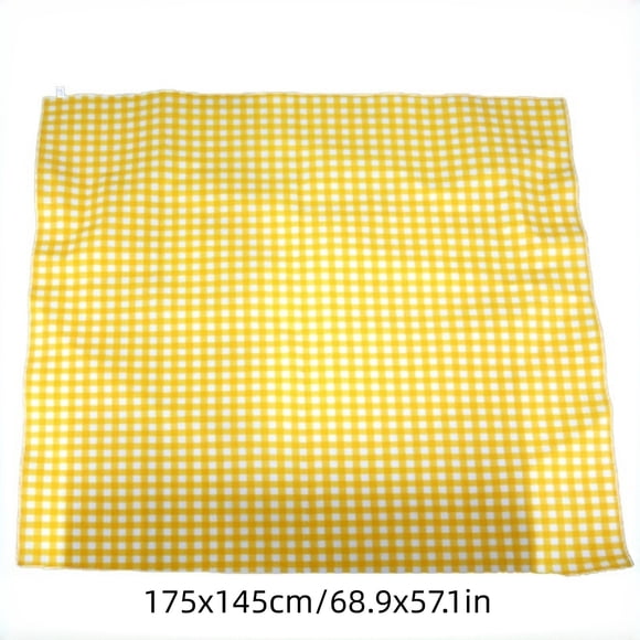 Fasiaou Extra Large Picnic Beach Blankets, Plaid Waterproof Thickened Foldable Camping Blanket, All-in-one Portable Mat, Suitable for Park, Camping, Outdoor Indoor,as show