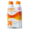 Up & Up Sport Sunscreen Spray Broad Spectrum Spf 30 10 Oz X 2