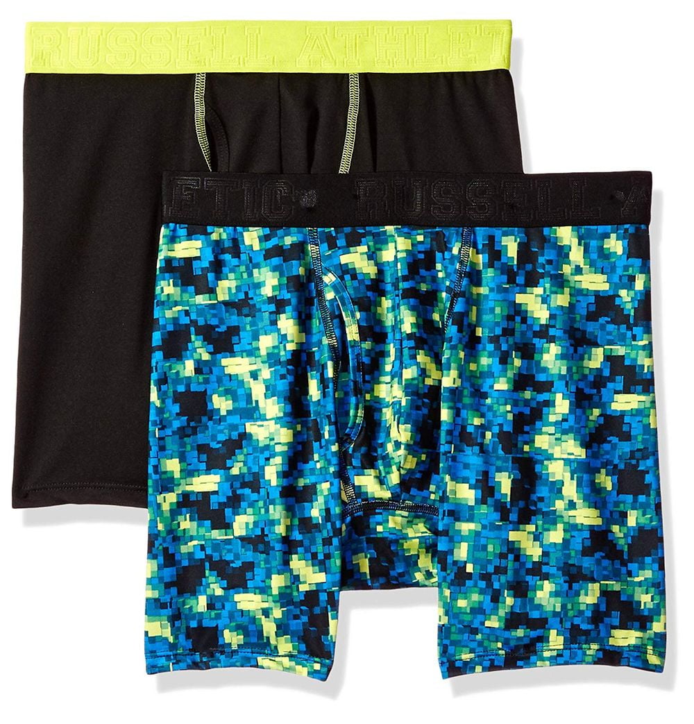 Mens 2-Pack Boxer Briefs Polyester Underwear Trunk Underwear with Aloha Baby Design Mens 2-Pack Boxer Briefs Polyester Underwear Trunk Underwear with Aloha Baby Design