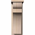 thumbnail image 2 of 7 1/2"W x 14"D x 22"H Yorktown Smooth Corbel w/Backplate, Douglas Fir, 2 of 9