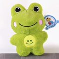 thumbnail image 2 of Rana Feliz PELUCHERIA de Peluche 20 cm Verde Suave Diseño Único, 2 of 5