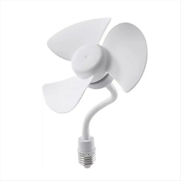 Ventilador con Zócalo Rosca, Ventilador Enfriador Techo Compacto, Ventilador Refrigeración con Rosca, Ventilador Mesa Pequeño y Silencioso para Dormitorio, Cocina, Estudio