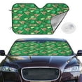 thumbnail image 2 of Kdxio Leopard Print Print Windshield Sun Shade,UV Rays and Sun Heat Protection,Sunshade for Car Windshield,Car Shade Front Windshield - Medium, 2 of 6