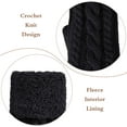 thumbnail image 3 of Homore Women's Winter Thick Gloves with Warm Lining, Cozy Knitted Mittens Thick Gloves for Girls Women, 3 of 9