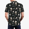 thumbnail image 6 of Cauagu cute Skull bone Print Men's Polo Shirts, Short-Sleeve Polo Shirts for Men Performance Golf Shirt Athletic Casual Collared T-Shirt-3X-Large, 6 of 8