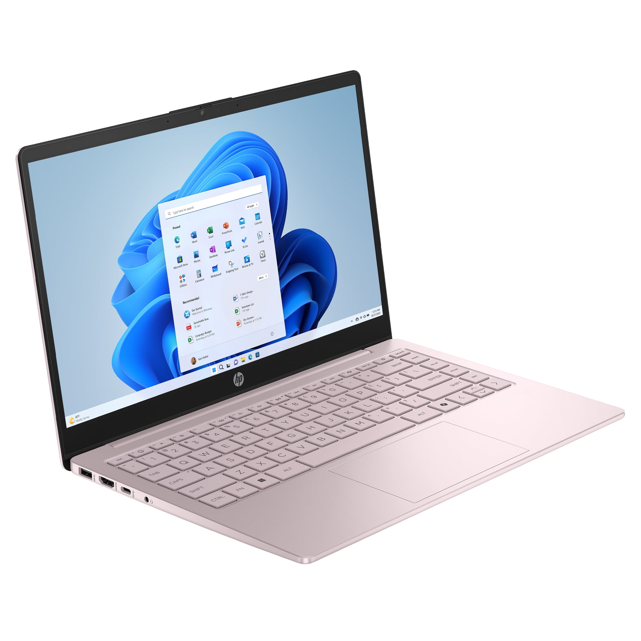 HP 14 inch HD Windows Laptop AMD Athlon Silver 7120U Process