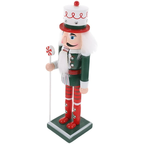 GOOHOCHY Festive Collectible Nutcracker Christmas Decoration 1Pcs 9.82X2.55X2.55in