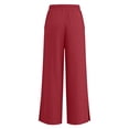 thumbnail image 5 of Ticikt Girls Wide Leg Pants Casual Flowy Elastic Waist Palazzo Flared Hem Harem Trousers with Pockets, 5 of 8