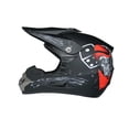 thumbnail image 2 of Casco de bicicleta Sharpla cara completa transpirable absorción de golpes Esqueleto rojo negro, 2 of 8