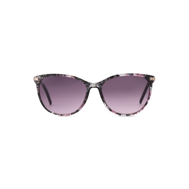 Foster Grant Ladies Rectangle Floral Sunglass