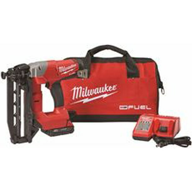 Milwaukee M18 Fuel 16 Gauge Straight Finish Nailer Walmart Com Walmart Com