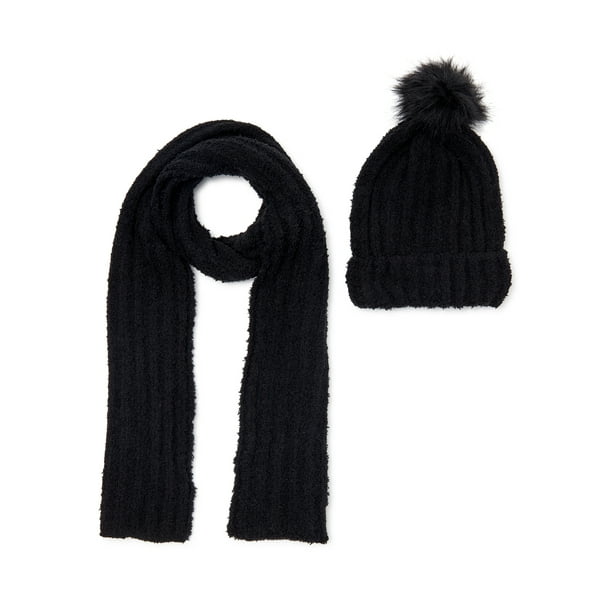 Time and Tru - Time and Tru Holiday Scarf and Hat Cold Weather Gift Set ...