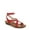Ruby Red, variant on SOUL Naturalizer Womens Sivan Strappy Ankle Strap Sandals - Medium & Wide Width