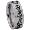 thumbnail image 3 of Nautical Tungsten Carbide Ring, 3 of 9