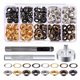 thumbnail image 1 of Toystoory Juego de 200 unidades de ojales para zapatos de 6mm, surtido de ojales para cordones de zapatos, Kit de reparación con herramientas de Tela de costura y artesanía, 1 of 6