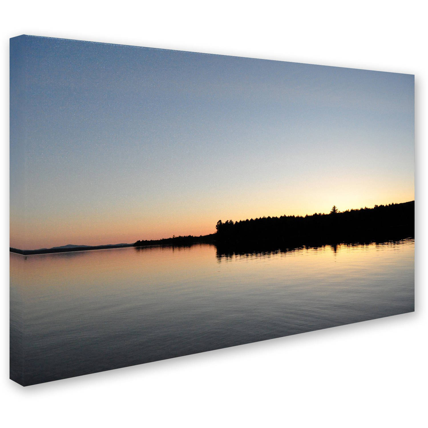 Trademark Fine Art 'Moosehead Lake Sunset' Canvas Art by Nicole Dietz