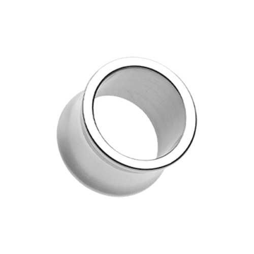 Steel Saddle Double Flared Ear Gauge Tunnel Plug Earrings