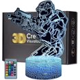 thumbnail image 1 of D77-TC Pelican 3D Illusion Night Light Lamp 16 Colors Changeable with Romete Control Home Room Halo UNSC Pelican Dropship Decor Lighting Creative Gift, 1 of 5