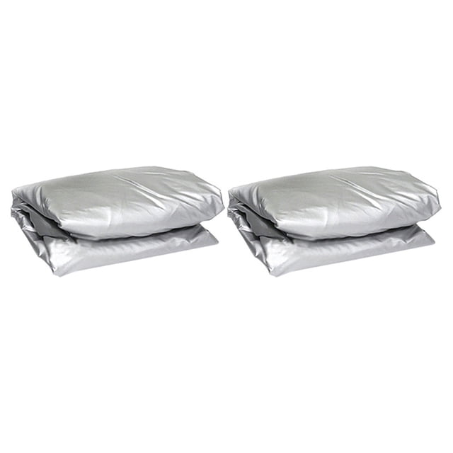 2 piezas de cubierta de coche a prueba de polvo, resistente a los arañazos, cubierta completa para coche al aire libre, sedán M Baoblaze Cubierta portátil impermeable para automóvil