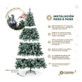 thumbnail image 4 of Árbol de Navidad Clásico Nevado 1.8m Esquimal, Pino Navideño Artificial Frondoso, 4 of 6