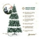 thumbnail image 4 of Árbol de Navidad Clásico Nevado 1.8m Esquimal, Pino Navideño Artificial Frondoso, 4 of 6