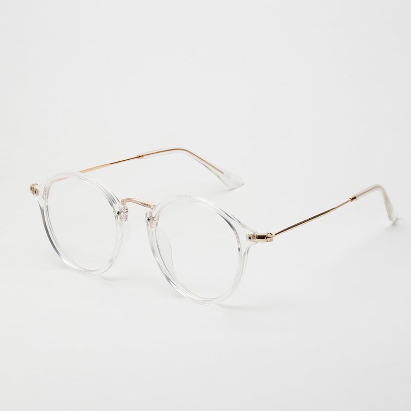Unisex Fashion Clear Round Lens Eyeglasses Frame Retro Men Women Nerd Glasses 