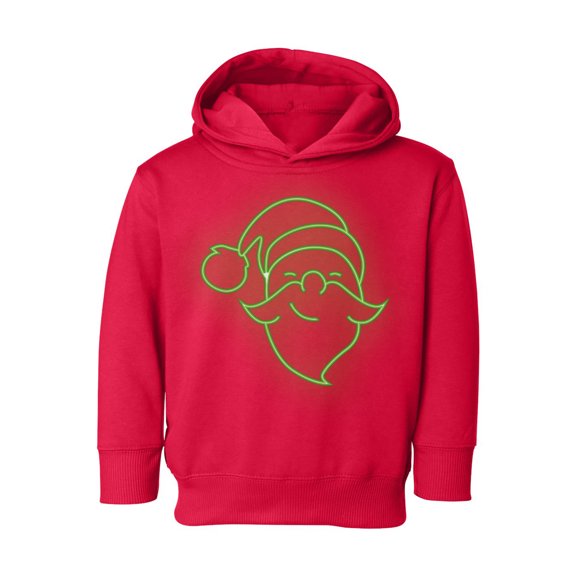 Awkward Styles Ugly Xmas Hoodie for Boys Girls Toddler Neon Christmas Santa Sweatshirt