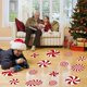 thumbnail image 4 of Calcomanías navideñas para piso, 14 unidades, grandes, con menta, para pared, decoración de fiesta navideña de Candyland, 4 of 5