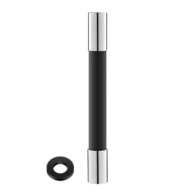 Kuymtek Extensor Grifo Baño Grifo Filtro Extensión (Negro 30 Cm)