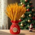 thumbnail image 2 of chaungfeng Creative Wheat Vase for Flower, 11.8 Inches Red Berries Flower Vase for Table Decorative, Vases Home Decor for Bathroom, Bedroom, Living Room, 2 of 6