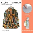 thumbnail image 5 of Hawaii Tropical Wind Palm Leaves Print Backpack: Durable Lightweight Laptop Daypack, Large Capacity Bookbag for High School College Students, Perfect Gift for Campus Commute, 5 of 6