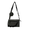 thumbnail image 3 of Bolso bandolera para hombre, bandolera ajustable con múltiples bolsillos, estilo informal. Gris, 3 of 9