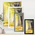 thumbnail image 4 of Designart 'Bright Sunshine Through The Yellow Forest Trees II' Traditional Framed Art Print, 4 of 4