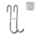 thumbnail image 4 of Toystoory S-Shaped Storage Hook Household Bathroom Universal Hook Steel Hanger Holding Organizer Stainless Hangers Simple Towel Accesorios de baño Toystoory HA014710-00, 4 of 6
