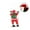 small-one person ladder, variant on Christmas Pendant Santa Decorations Window Ladder Climbing Santa Holiday Props Christmas Tree Pendant