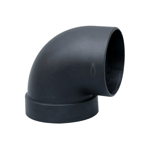 Kenally Codo de tubo de conducto de 75mm, conducto de ventilación de coche, conector de salida negro en forma de L, calentador de Vehículos, repuestos y accesorios Mis